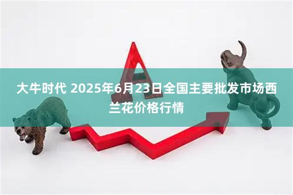 大牛时代 2025年6月23日全国主要批发市场西兰花价格行情